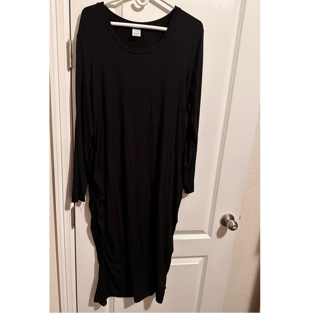 Time and Tru maternity black dress